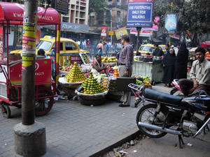 A fruit stall on route back to guest house