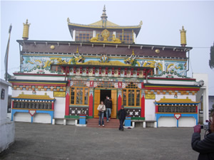 Yellow sect Buddhist temple